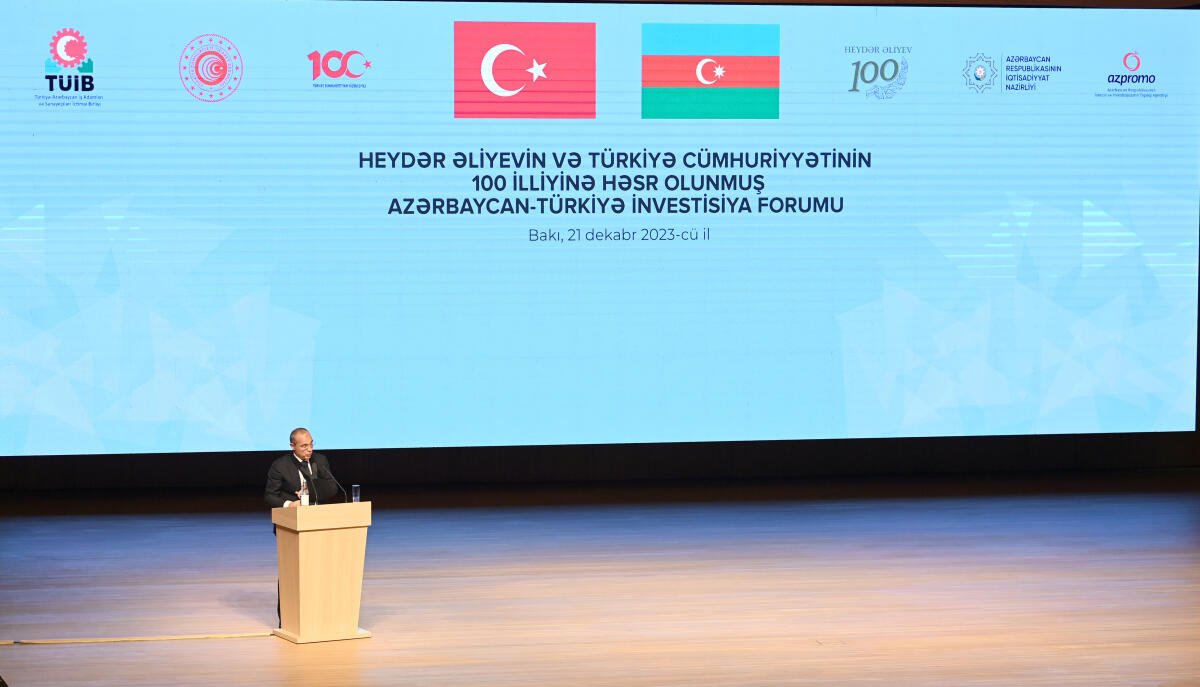 Bakıda Azərbaycan-Türkiyə İnvestisiya Forumu keçirilir