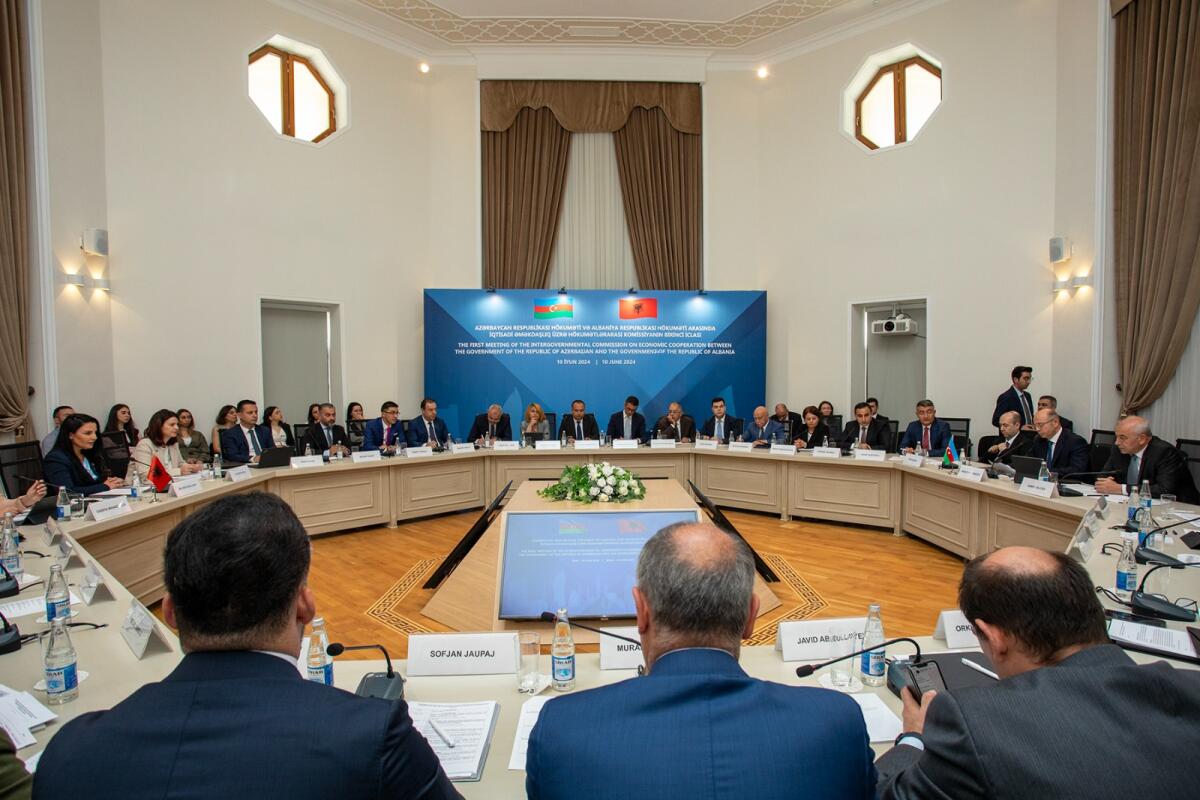 Azərbaycan və Albaniya arasında Hökumətlərarası Komissiyanın ilk iclası keçirilib
