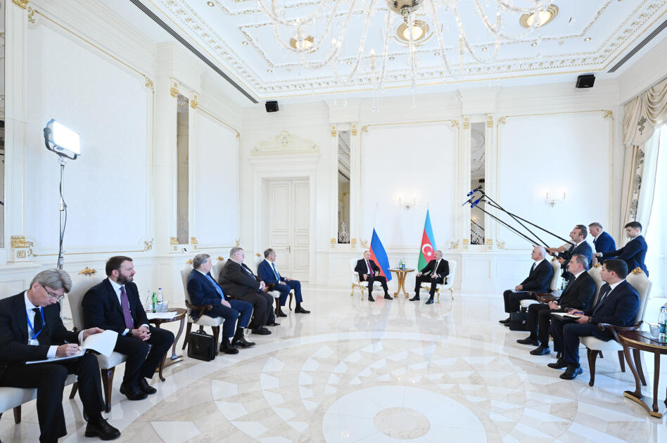 Vladimir Putin: "Birgə fəaliyyətimizin istiqamətləri çoxdur"