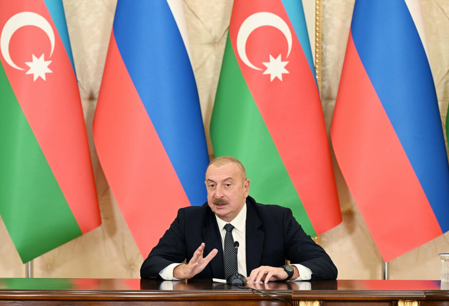 Prezident: Rusiya ilə əmtəə dövriyyəsinin artması əməkdaşlığın böyük potensialından xəbər verir