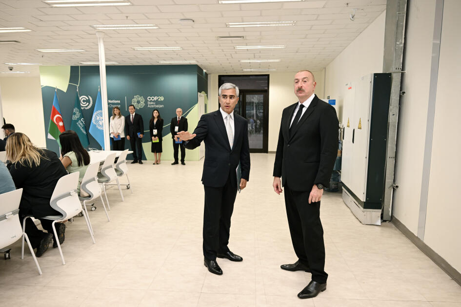Prezident İlham Əliyev COP29-a hazırlıqla bağlı görülən işlərlə tanış olub