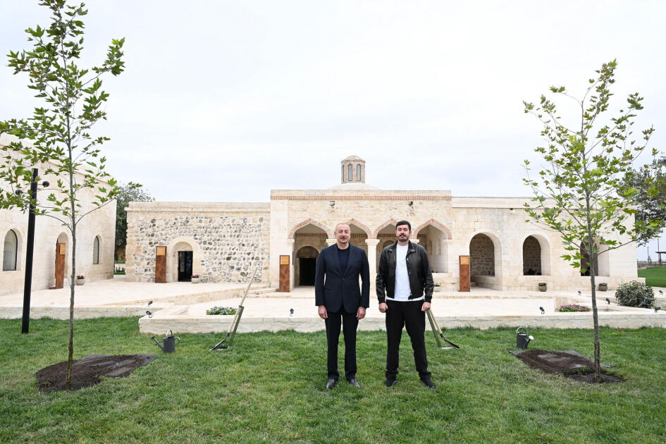 Prezident İlham Əliyev Ağdam rayonuna səfərə gedib