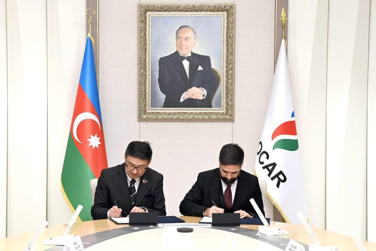 SOCAR ilə “Yokogawa Electric” şirkəti arasında əməkdaşlığa dair Anlaşma Memorandumu imzalanıb