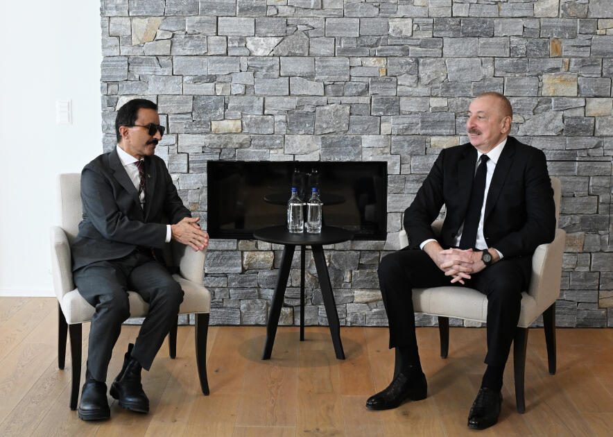 Prezident İlham Əliyev Davosda bir sıra görüşlər keçirib