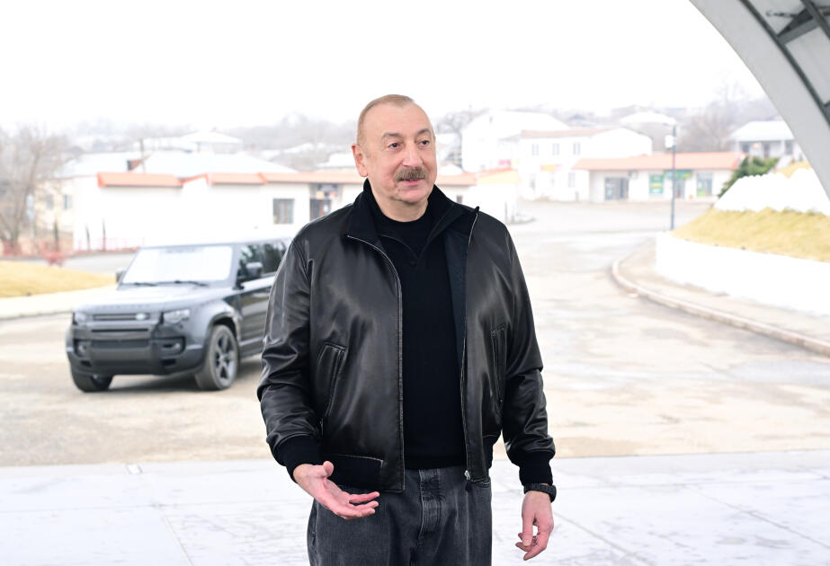 Prezident: "Bütün Qarabağ, Şərqi Zəngəzur dirçəlir və hər gün biz bunu əyani şəkildə görürük"