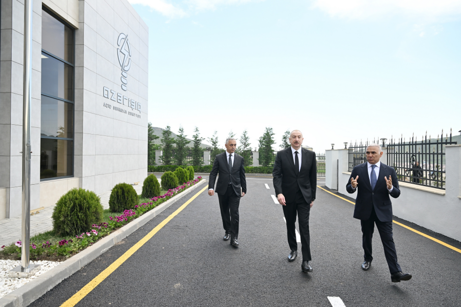 Prezident “Xocalı” yarımstansiyasının və Rəqəmsal İdarəetmə Mərkəzinin açılışında iştirak edib