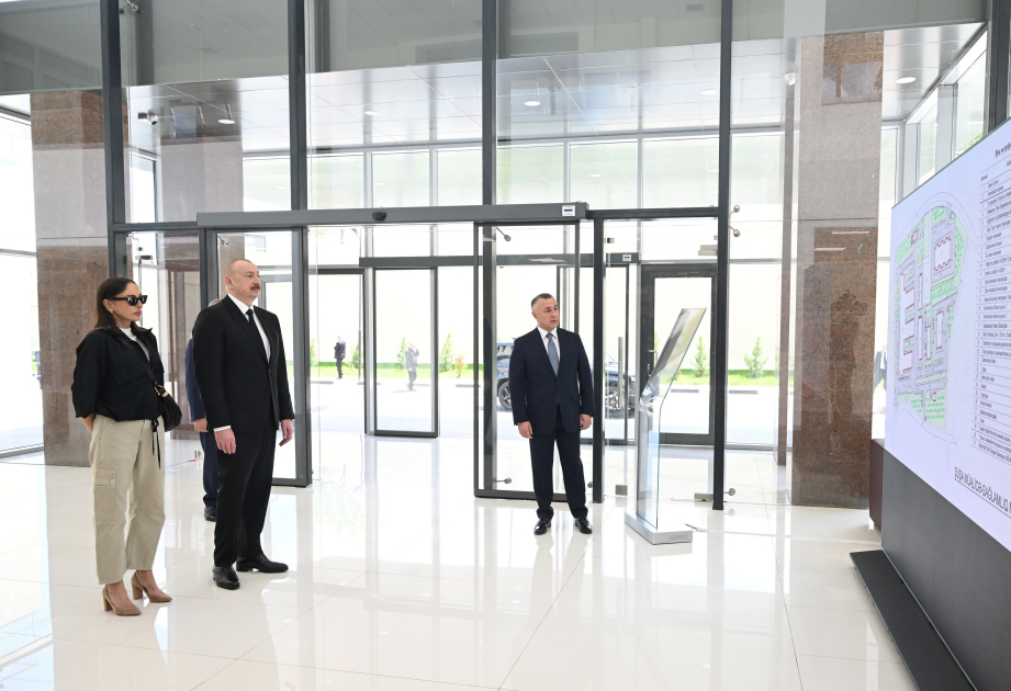 Prezident və birinci xanım Şuşa Müalicə-Sağlamlıq Mərkəzinin açılışında iştirak ediblər
