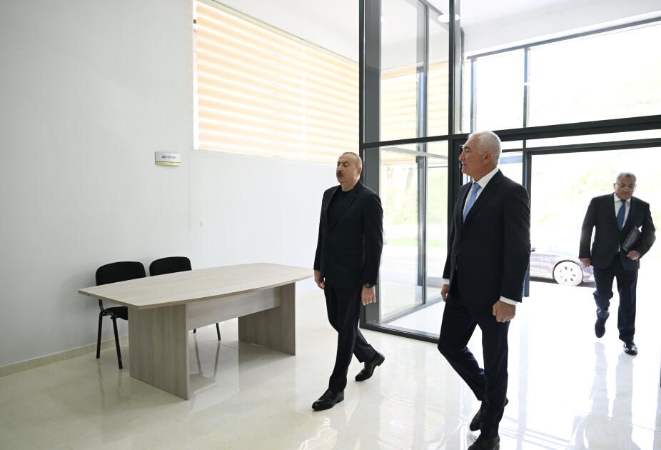 Prezident İlham Əliyev Laçın rayonunun Bəylik kəndinin açılışında iştirak edib