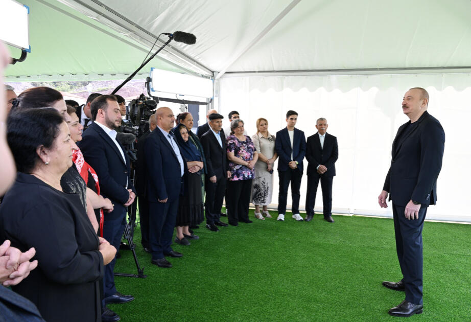 Prezident İlham Əliyev: “Bərpa edilmiş şəhər və kəndlərimizin sayı 15-ə çatıb”