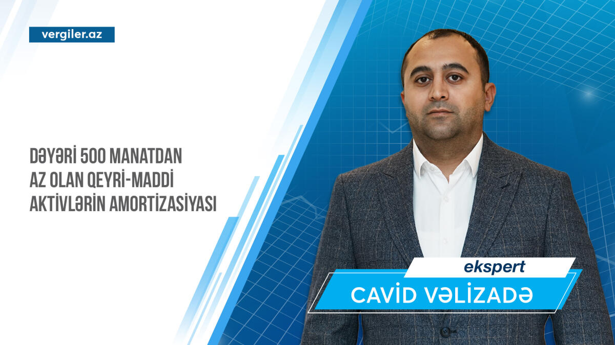 Dəyəri 500 manatdan az olan qeyri-maddi aktivlərin amortizasiyası