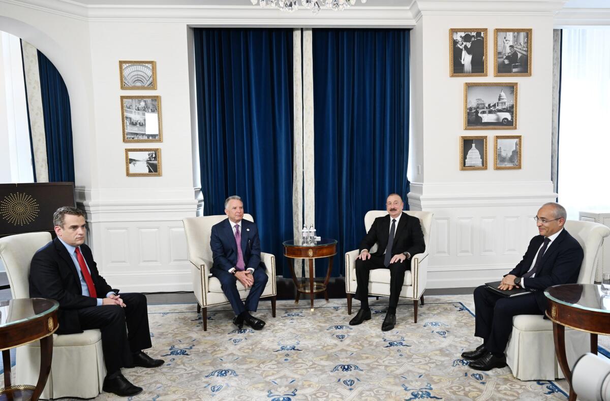 Vaşinqtonda Prezident İlham Əliyevin ABŞ Prezidentinin xüsusi elçisi ilə görüşü olub
