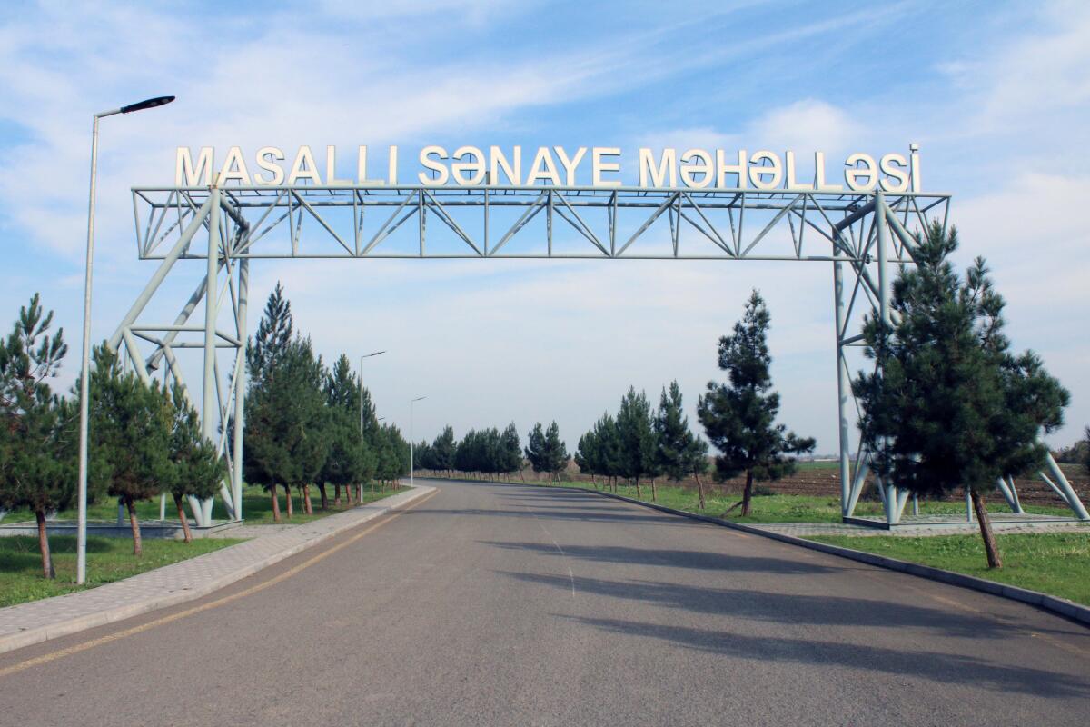 Masallı Sənaye Məhəlləsində məhsul istehsalı 15 faizdən çox artıb