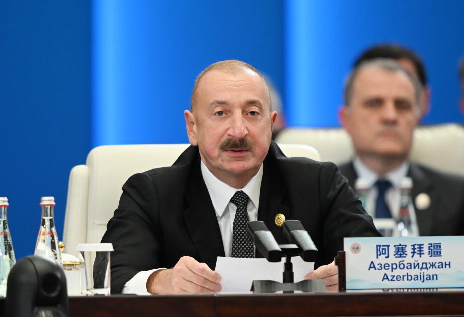 Prezident İlham Əliyev: "Azərbaycan-Çin əlaqələri son iki ildə keyfiyyətcə yeni mərhələyə yüksəlib"