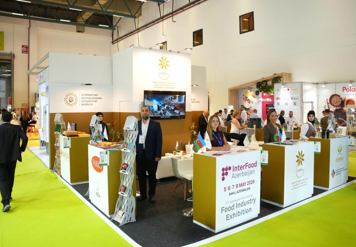 Azərbaycan sahibkarları “WorldFood Istanbul 2025” sərgisində məhsullarını təqdim edirlər