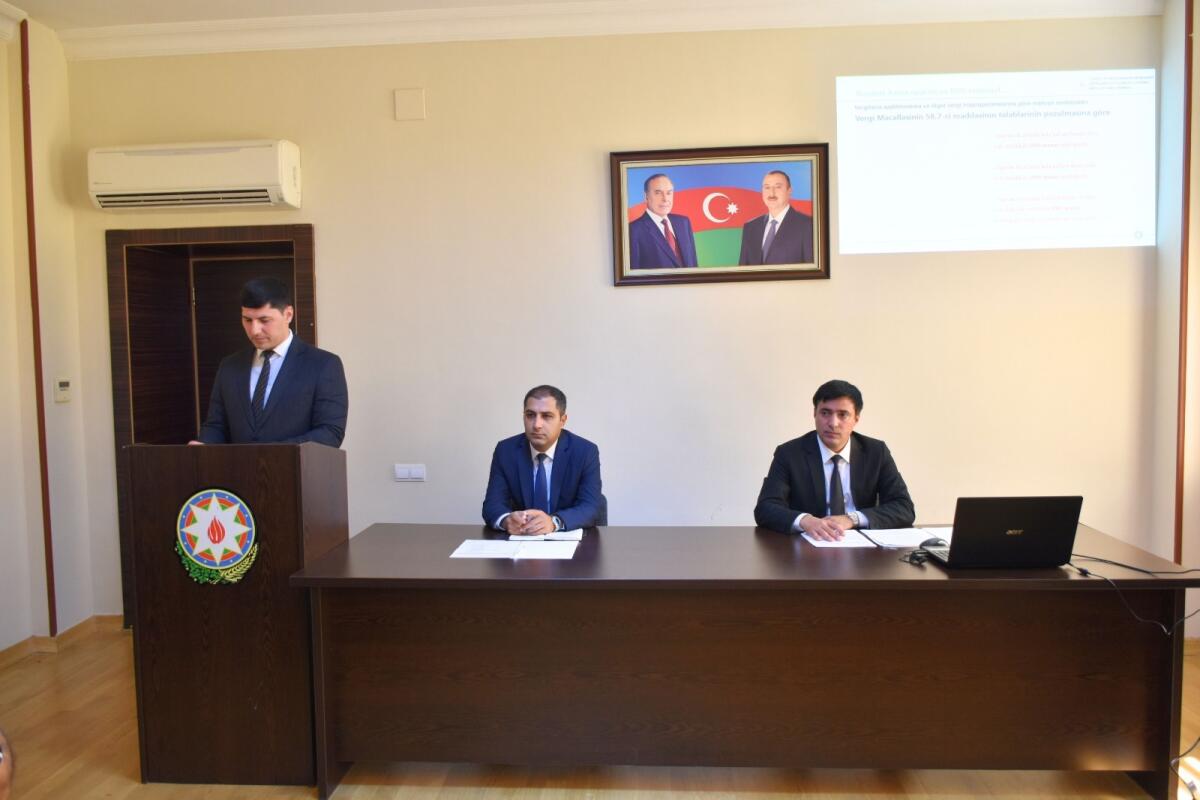 Naxçıvanda ƏDV ödəyiciləri ilə görüş keçirilib