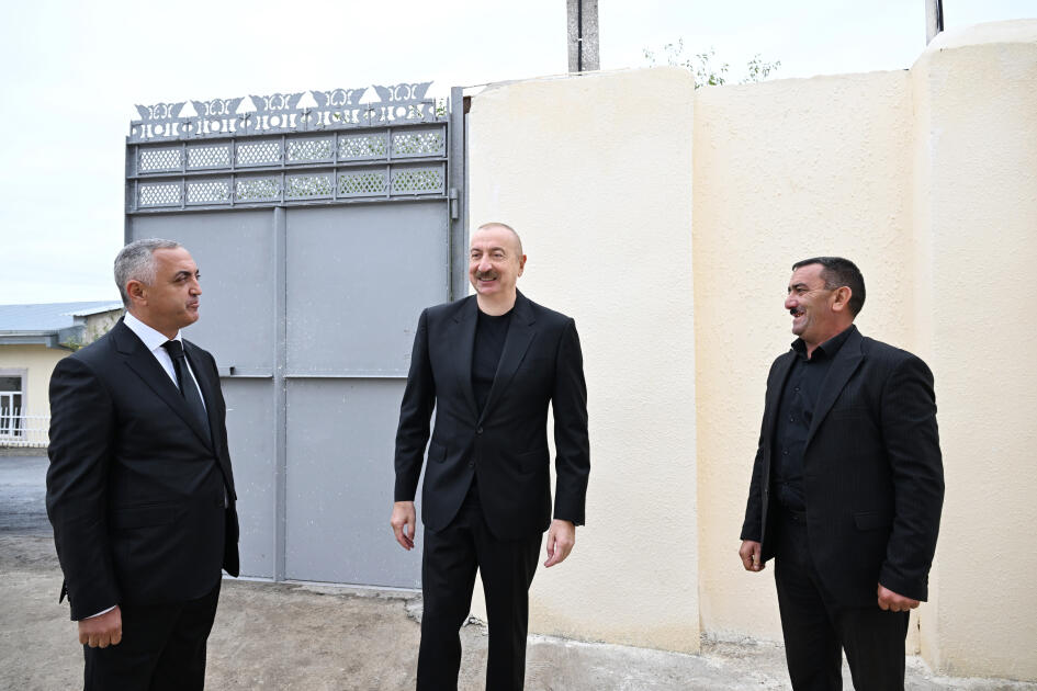 Prezident İlham Əliyev Xocalı rayonunun Seyidbəyli kəndində olub