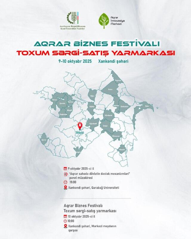 Xankəndidə növbəti Aqrar Biznes Festivalı keçiriləcək