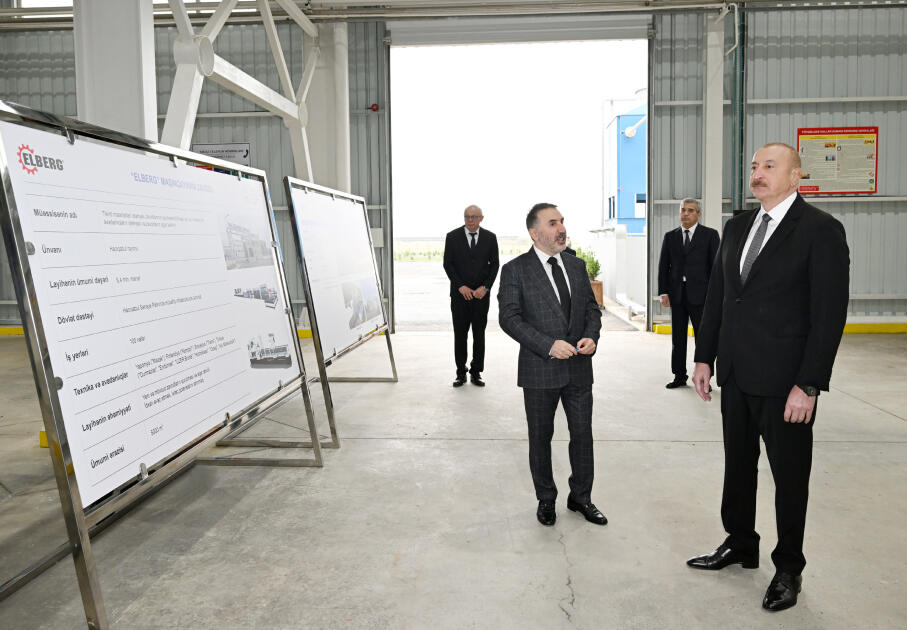 Prezident İlham Əliyev “AZWOOL” mineral daş yunu zavodunun açılışında iştirak edib