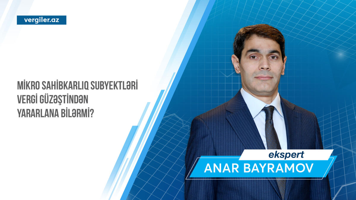 Mikro sahibkarlıq subyektləri vergi güzəştindən yararlana bilərmi?
