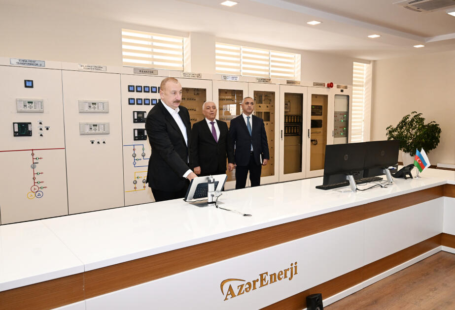 “Xankəndi-1” elektrik yarımstansiyası istismara verilib