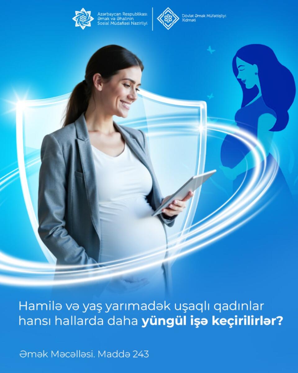 Hamilə və yaş yarımadək uşaqlı qadınlar hansı hallarda daha yüngül işə keçirilirlər?