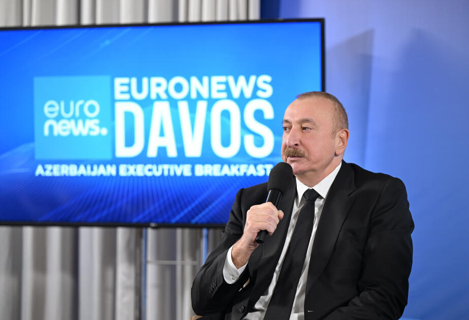 Azərbaycan Prezidenti: "2032-ci ilə qədər Günəş və külək enerjisi üzrə 8 giqavat güc əldə etməyi gözləyirik"