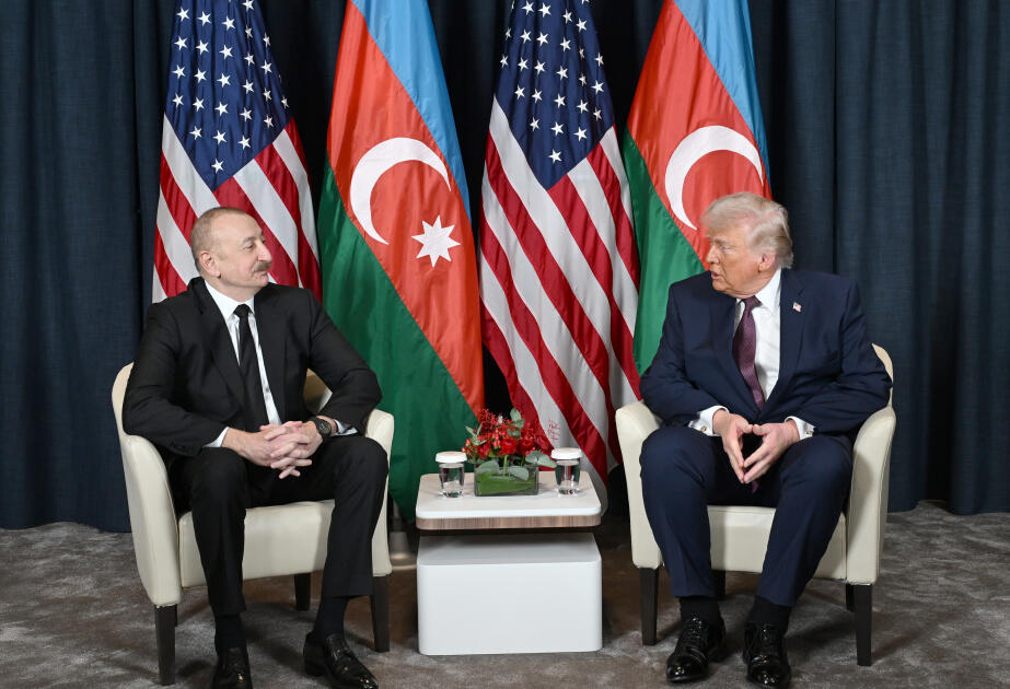 Davosda Azərbaycan Prezidenti İlham Əliyevin ABŞ Prezidenti Donald Tramp ilə görüşü olub