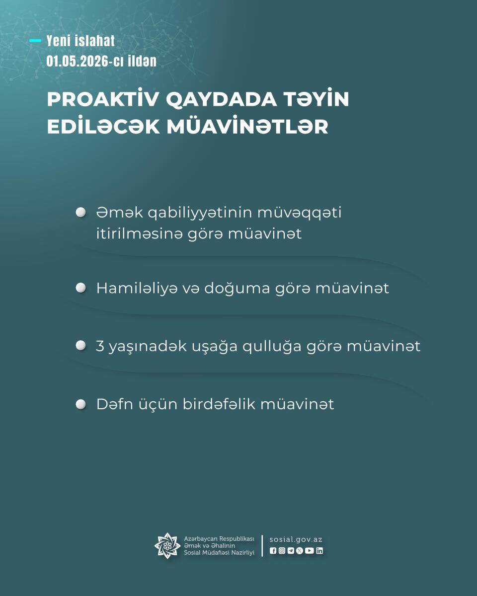 Sosial sığorta əsaslı müavinətlər sahəsində yeni islahatın üstünlükləri nələrdir?