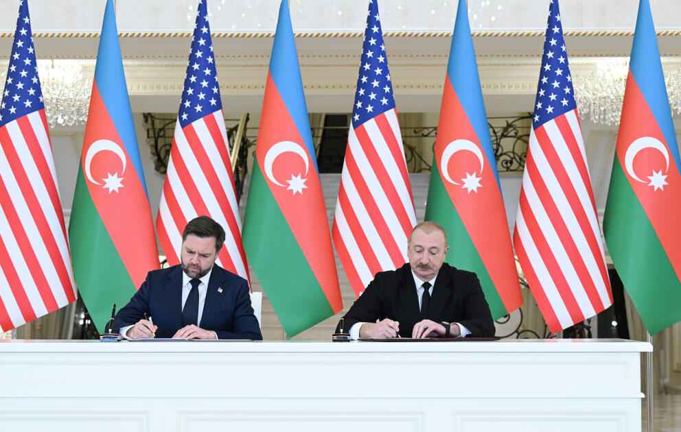 Azərbaycan ilə ABŞ arasında Strateji Tərəfdaşlıq Xartiyası imzalanıb