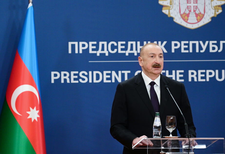 Prezident İlham Əliyev: "Azərbaycan Serbiyaya böyük həcmdə sərmayə qoymağa hazırdır"