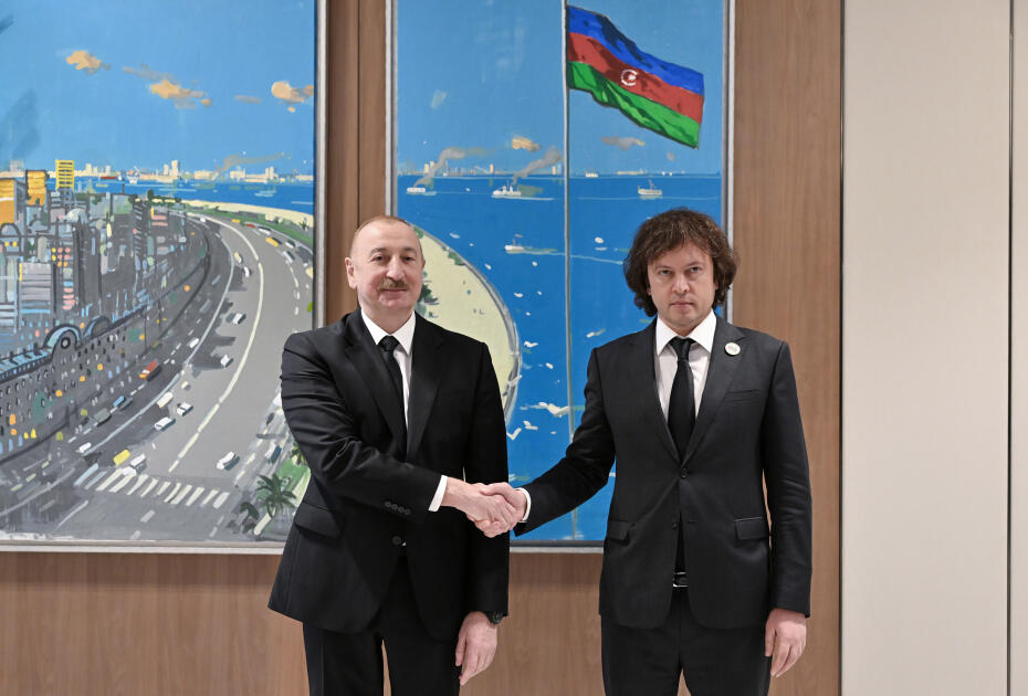 Prezident İlham Əliyevin Gürcüstanın Baş naziri ilə görüşü olub