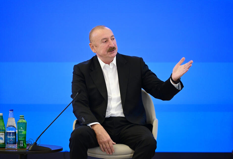 Prezident: "Bu gün Azərbaycan etibarlı tərəfdaşdır, proqnozlaşdırılabilən mənbədir"
