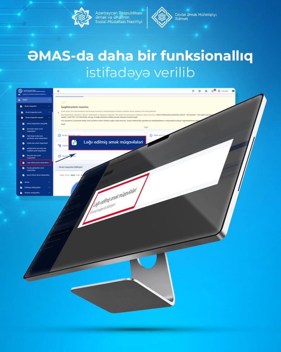ƏMAS-da əmək müqaviləsinə dəyişikliklərin təsdiqi ilə bağlı yeni qayda qüvvəyə minib