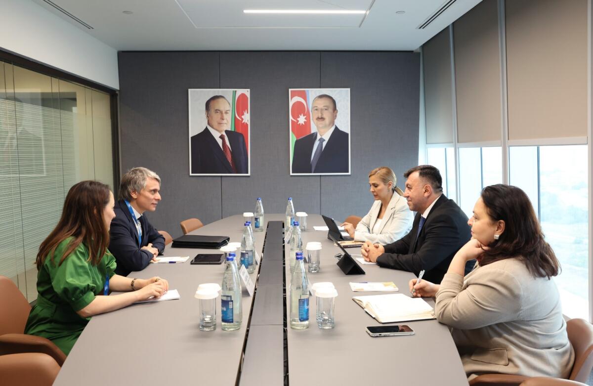 UNECE rəsmisi ilə görüş keçirilib