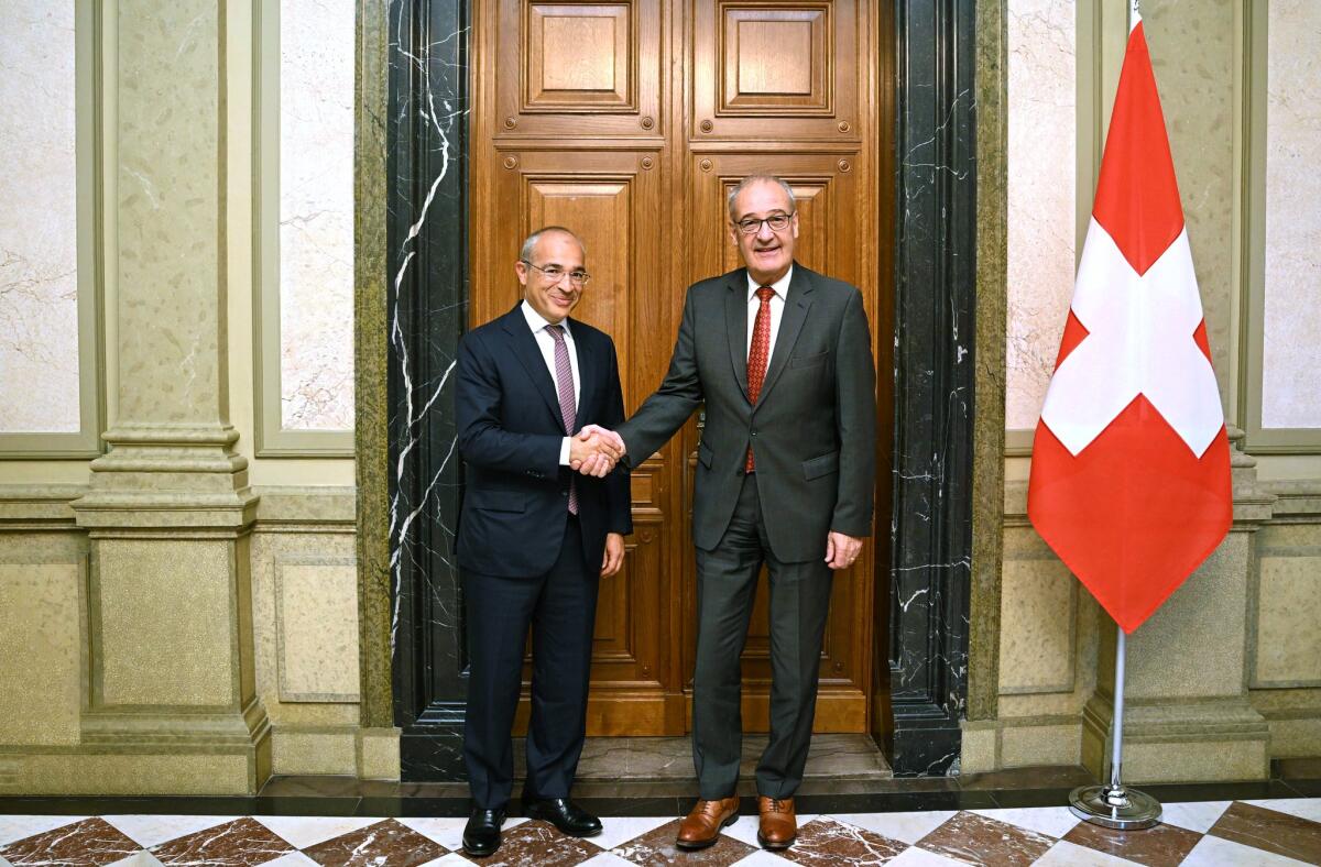 Azərbaycan nümayəndə heyəti İsveçrəyə işgüzar səfər edib