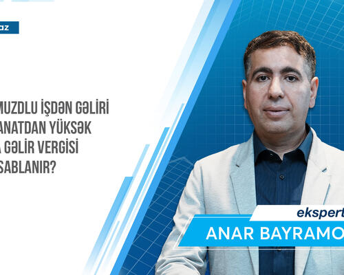 İşçinin muzdlu işdən gəliri 2.500 manatdan yüksək olduqda gəlir vergisi necə hesablanır?