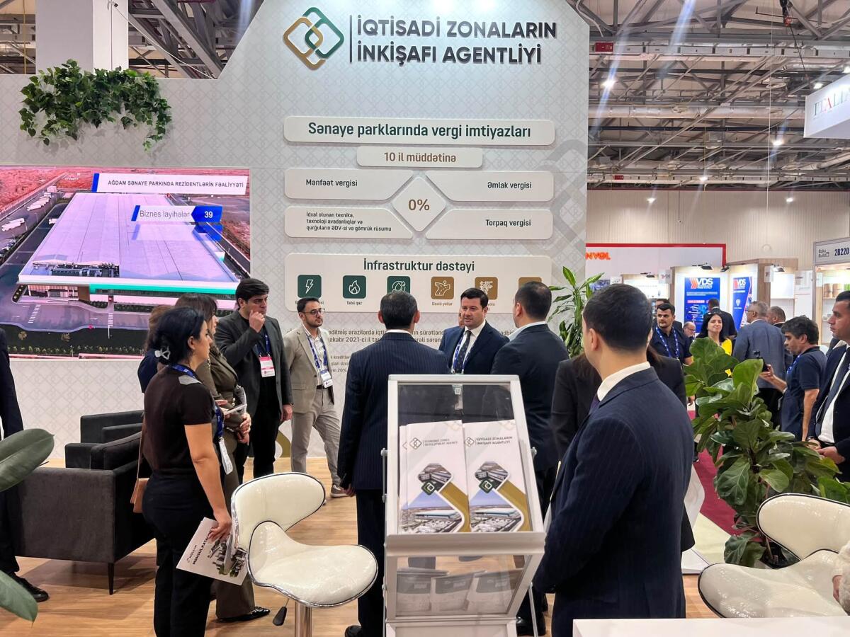 İZİA və sənaye zonalarının rezidentləri “Rebuild Garabagh 2026” sərgisində vahid stendlə təmsil olunur