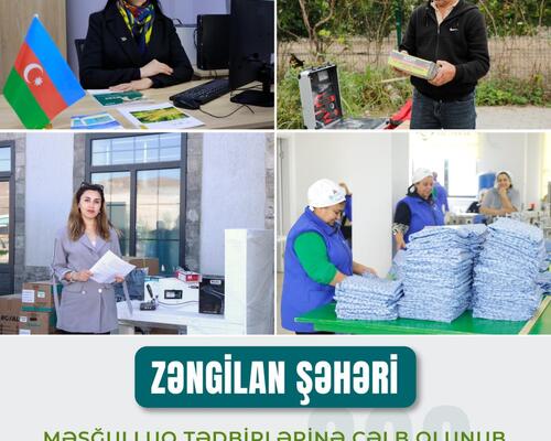 Zəngilana köçürülmüş sakinlərdən 800-dən çox şəxs məşğulluq tədbirlərinə cəlb edilib