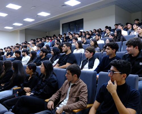 Qarabağ Universitetində “Vergi hüquq münasibətlərinin spesifik xüsusiyyətləri” mövzusunda seminar