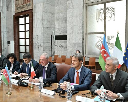Azərbaycan və İtaliya biznes dairələri arasında əməkdaşlığın gücləndirilməsi perspektivləri nəzərdən keçirilib