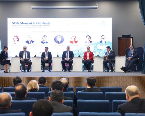 Xankəndidə Azərbaycan–BMT tərəfdaşlığının Qarabağın dayanıqlı inkişafında rolu müzakirə olunub