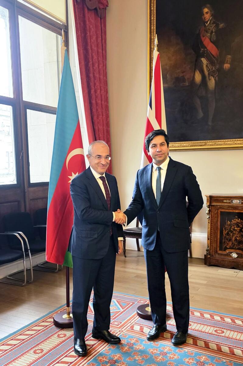 Böyük Britaniya ilə iqtisadi əlaqələrin strateji tərəfdaşlıq istiqamətində inkişafı müzakirə edilib