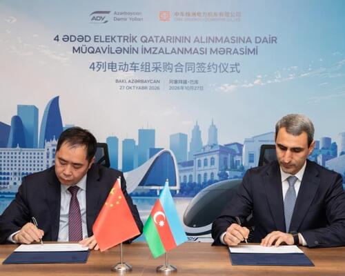 ADY ilə Çin şirkəti arasında yeni sərnişin qatarlarının alınmasına dair müqavilə imzalanıb