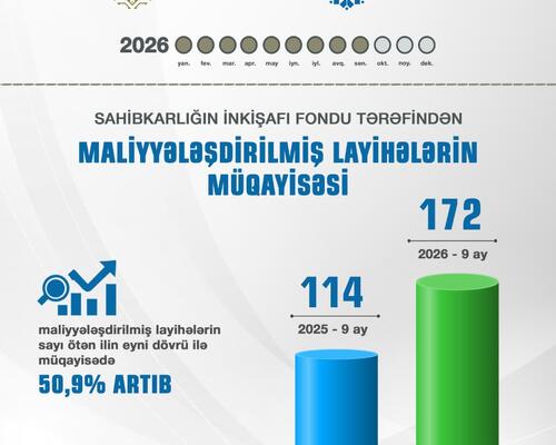9 ayda Naxçıvanda sahibkarlara 6 milyon manat güzəştli maliyyə dəstəyi göstərilib
