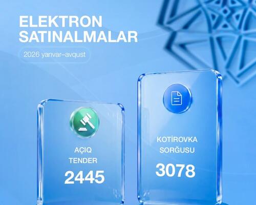 Elektron satınalmaların sayı və məbləği açıqlanıb